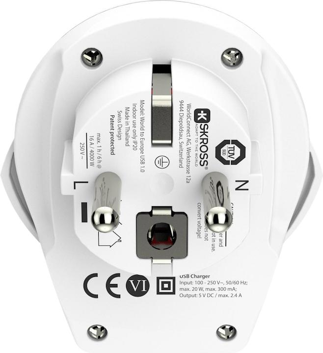 Immagine prodotto Skross World to Europe USB