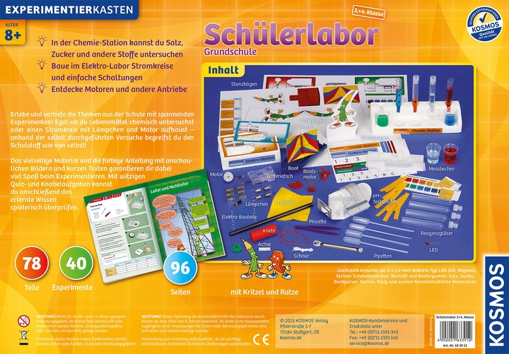 Produktbild Kosmos Schülerlabor Grundschule 3. und 4. Klasse