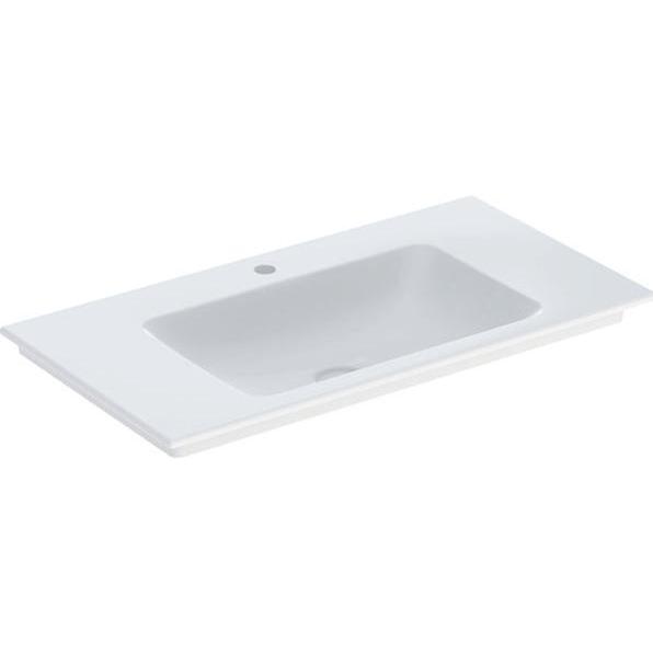 Geberit, Waschbecken, ONE Möbelwaschtisch Abgang vertikal, 90x14x48cm, 505.01 (480 mm, 900 mm)