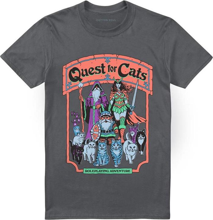 Produktbild Steven Rhodes Quest For Cats TShirt (L)