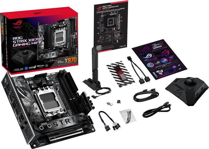 Image du produit ASUS ROG STRIX X870-I GAMING WIFI (mITX, X870, AM5, DDR5) (AM5, AMD X870, Mini-ITX)
