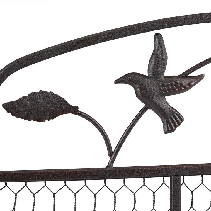 Actual product image Relaxdays Decorative garden fencing (186 cm)