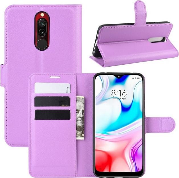 Produktbild MU Classic Litchi Leder Bookcover Series (Xiaomi Redmi 8)