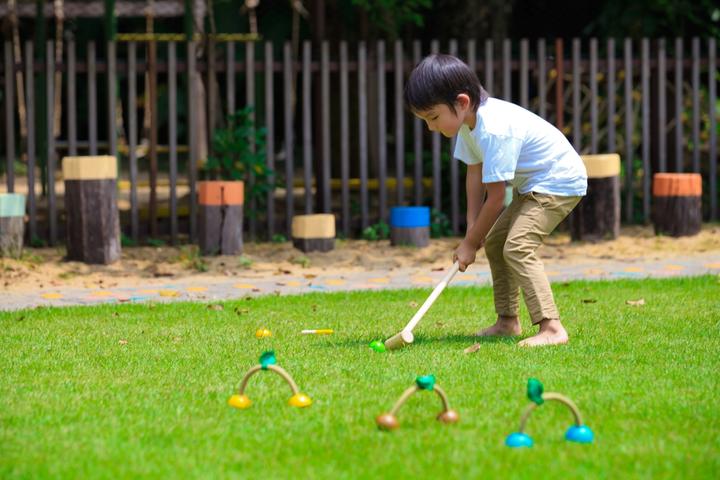 Produktbild Plantoys Krocketspiel