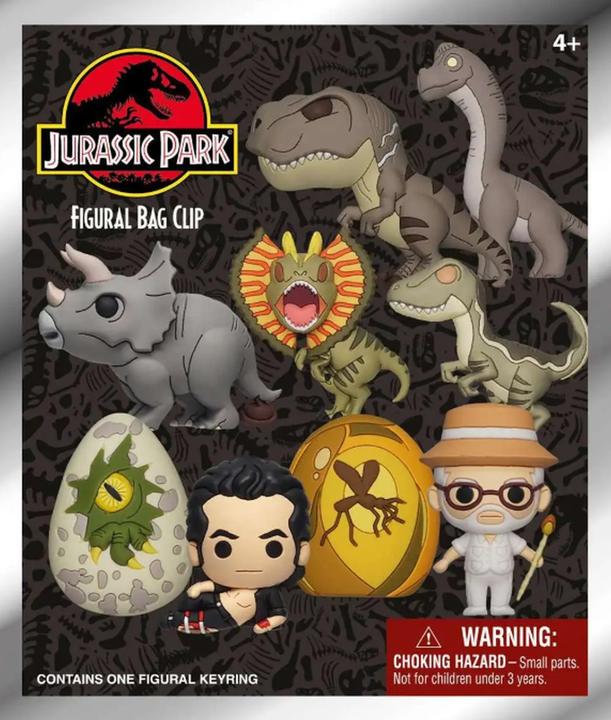 Produktbild Monogram Int. Jurassic Park PVC-Taschenanhänger Series 01 Display (24)