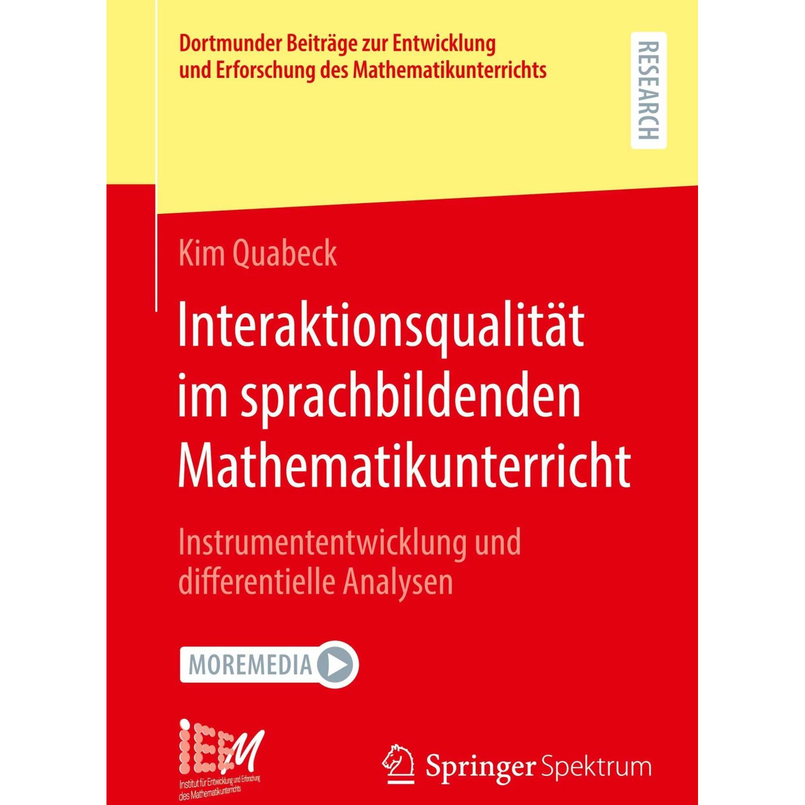 Thumbnail - Interaktionsqualität im sprachbildenden Mathematikunterricht, Fachbücher von Kim Quabeck