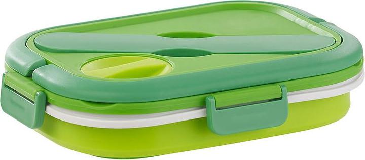 Immagine prodotto Rosenstein & Söhne Scatola da pranzo termica elettrica pieghevole con posate multifunzionali