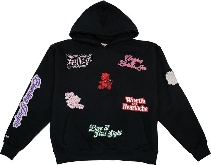 Actual product image Mitchell & Ness Boxy Hoody - LOVE WORDS Toronto Raptors - M (M)