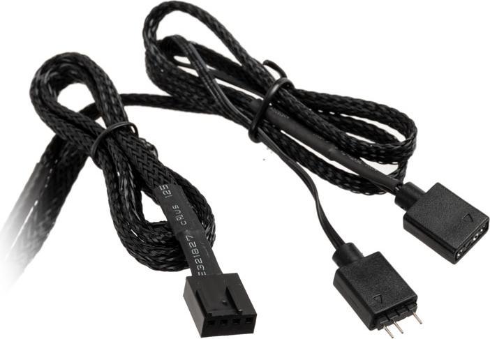 Actual product image Lamptron PLUTO + ARGB PWM fan 3 pcs. - black (120 mm, 3 x)