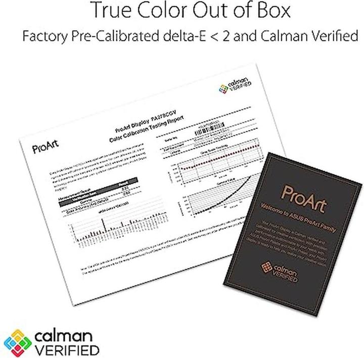 Actual product image ASUS ProArt PA278CGV (2560 x 1440 pixels, 27")