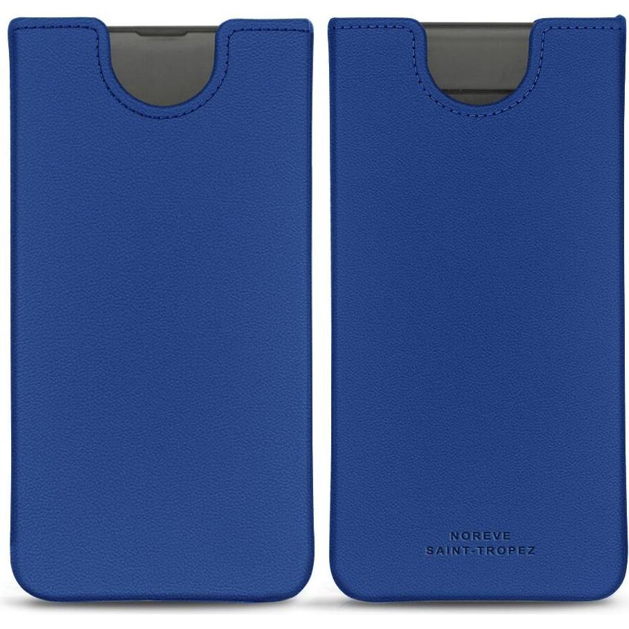Noreve Lederschutzhülle (Samsung Galaxy S10+), Smartphone Hülle, Blau