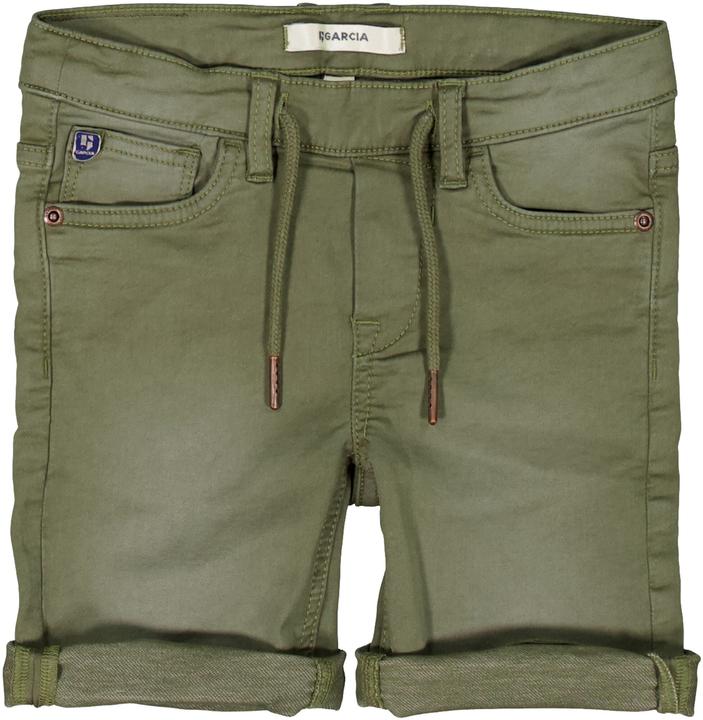 Actual product image Garcia Green denim shorts with elasticated waistband (104)