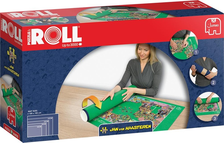 Produktbild JAN van Haasteren - Puzzel & Rol - Puzzelmat - Tot 3000 stukjes (3000 Teile)