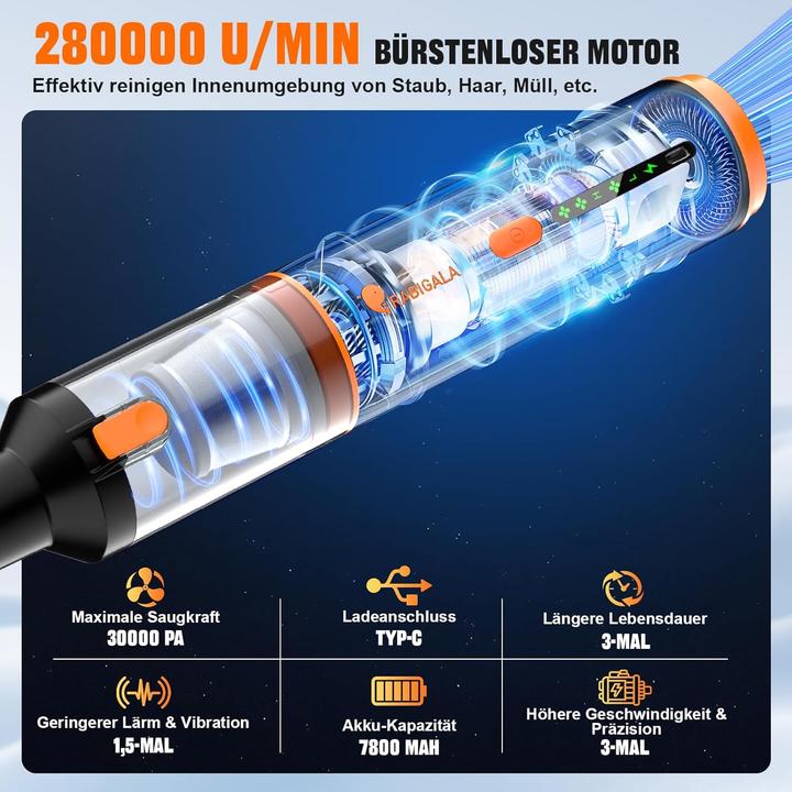 Produktbild Rabigala Kabelloser Handstaubsauger