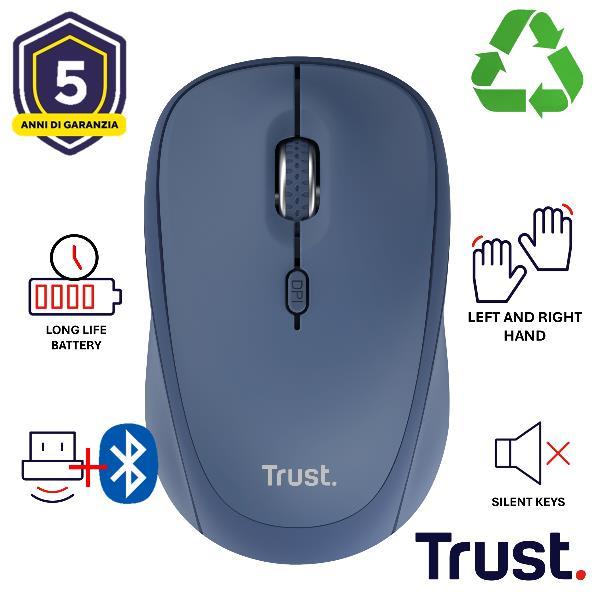 Actual product image Trust Yvi+ Multi-Device Wrls Mouse (Wireless)