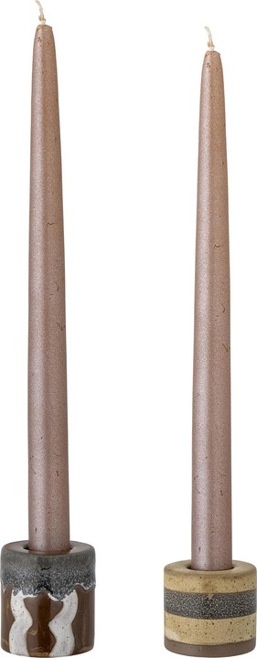 Immagine prodotto Bloomingville Candeliere Hanin, marrone, gres