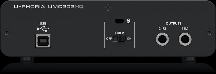Actual product image Behringer UMC202HD recording audio interface (USB)
