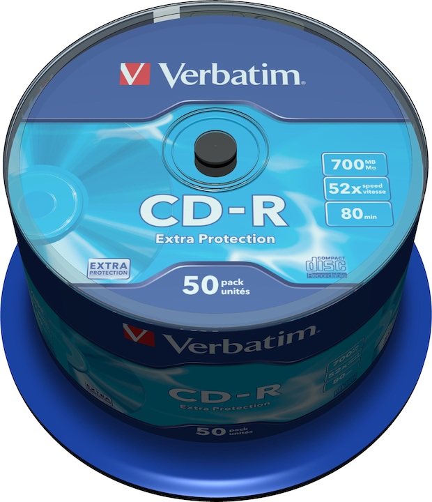 Immagine prodotto Verbatim CD-R, 700MB/80min, 52x, mandrino (50 x)