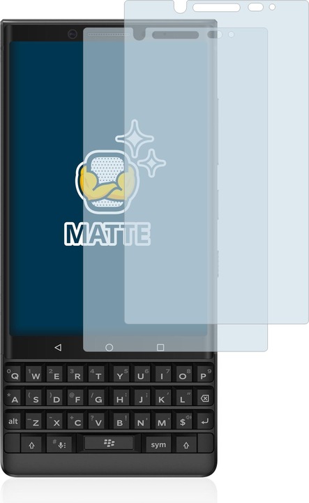 Actual product image BROTECT Anti-glare screen protector matt (2 Piece, KEY2)