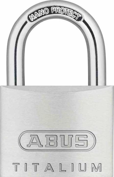 Abus SB-Titalium-Vorhangschloss 64TI/40 HB63 aus TITALIUM
