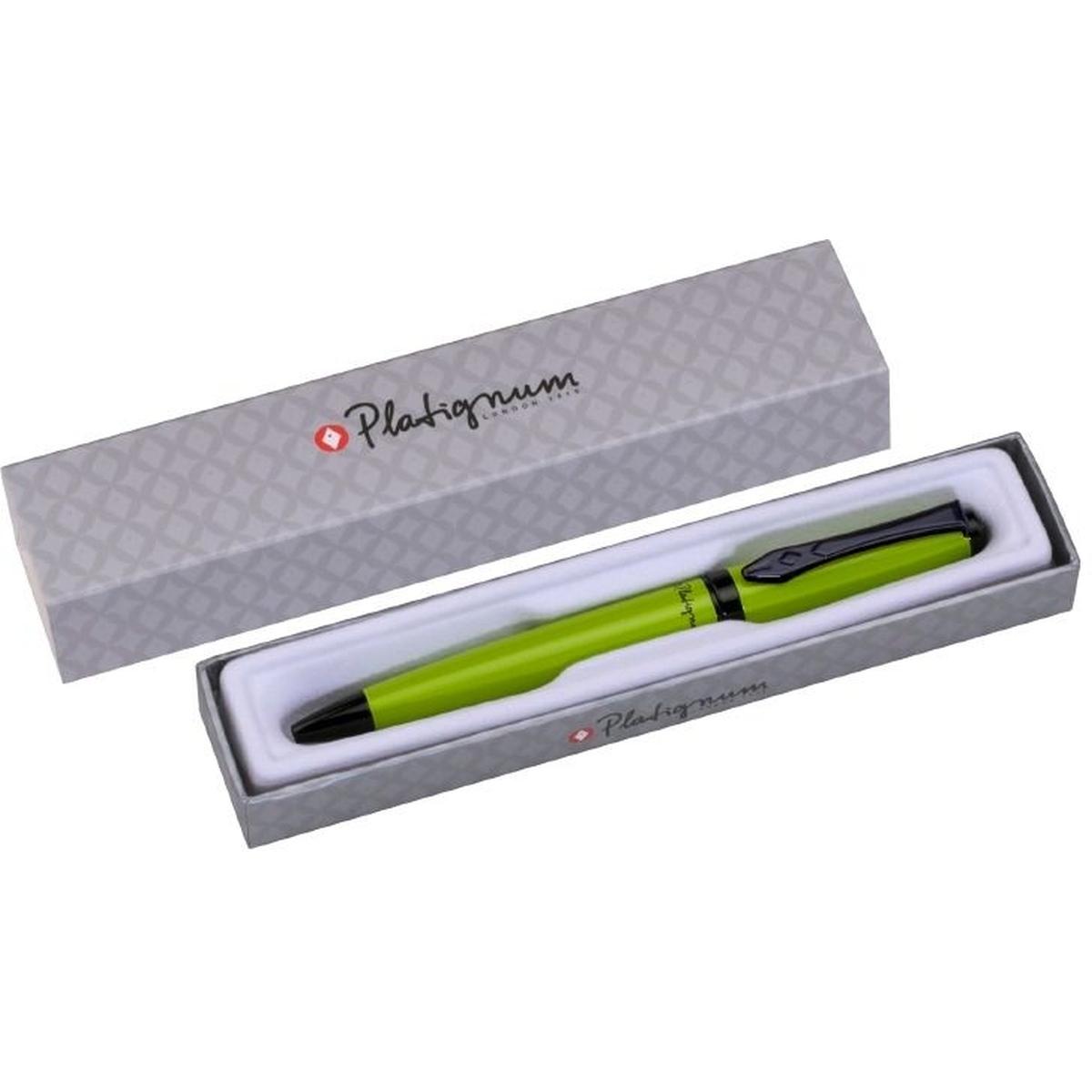 Platignum, Schreibstifte, Kugelschreiber Studio hellgrün silberne Geschenkpackung (Hellgrün, 1 x)