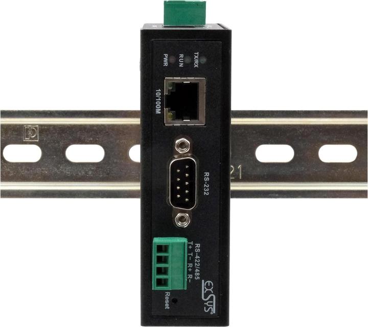 Actual product image Exsys Serial Device Server 1x RS232/422/485