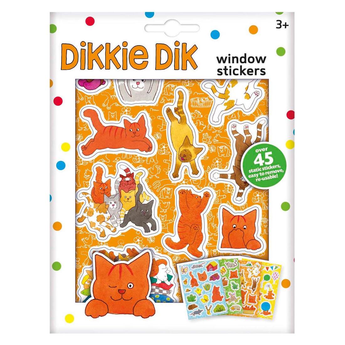 Bambolino Toys, Stickers, Dikkie Dik Fensteraufkleber, 45 Stück.