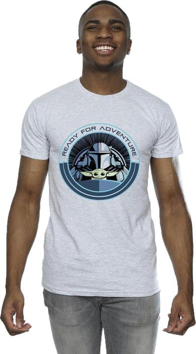 Immagine prodotto Star Wars The Mandalorian Grogu Ready For Adventure Maglietta Uomo (L)