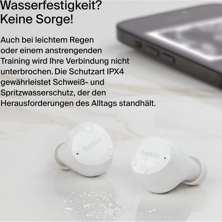 Image du produit Belkin Auc009btwh Bolt Soundform True (Pas de réduction du bruit, 9 h, Sans fil)