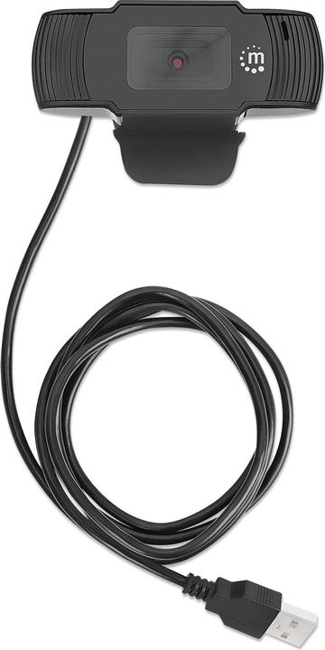Productafbeelding Manhattan Webcam 2 megapixel 1080p Microfoon (2 Mpx)