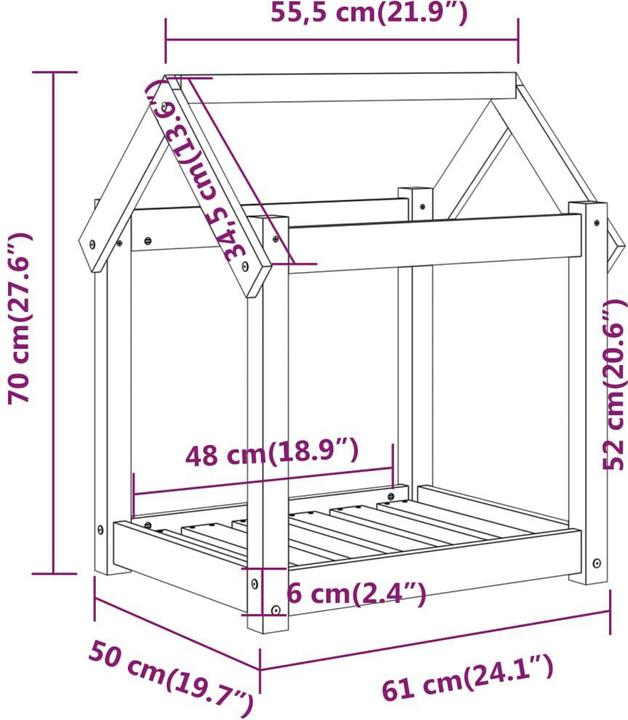 Image du produit vidaXL Hundebett (Chien)