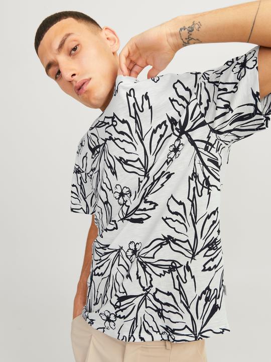 Produktbild Jack & Jones All Over Print Rundhals T-shirt T-shirt (XL)