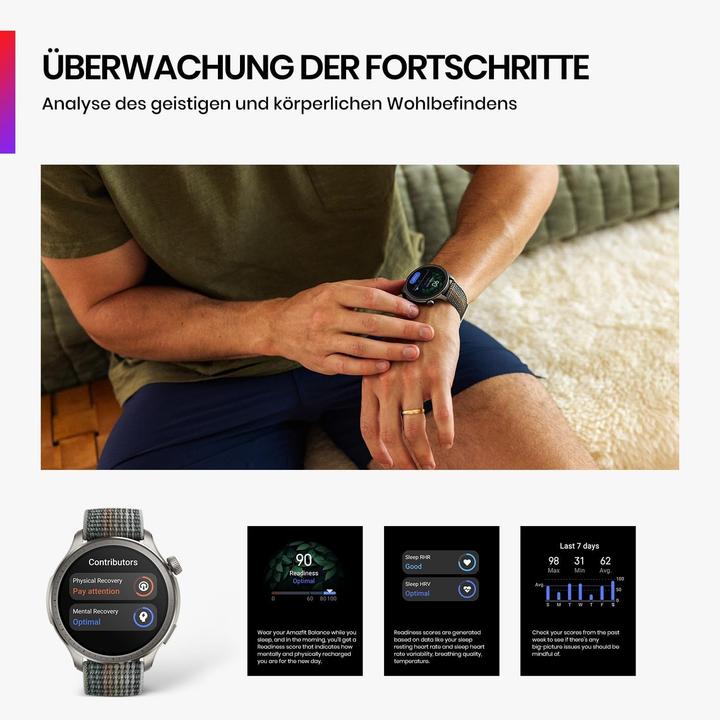 Productafbeelding Amazfit Balance Zonsondergang Grijs, W2286GL1G (46 mm)