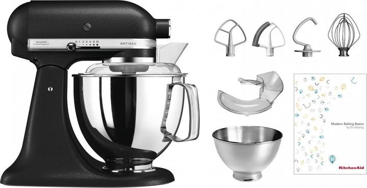 Produktbild KitchenAid Küchenmaschine KSM200 Schwarz matt (300 W)