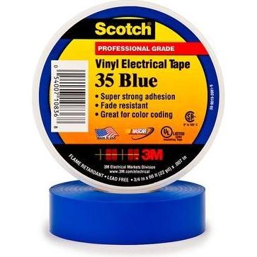 3M, Klebeband, Isolierband Scotch 35 Blau (L (19 mm)