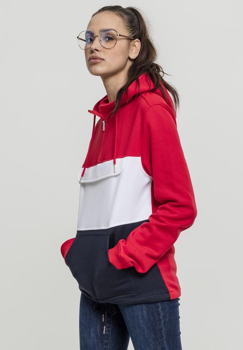 Image du produit Urban Classics Ladies Color Block Sweat Pull Over Hoody (S)