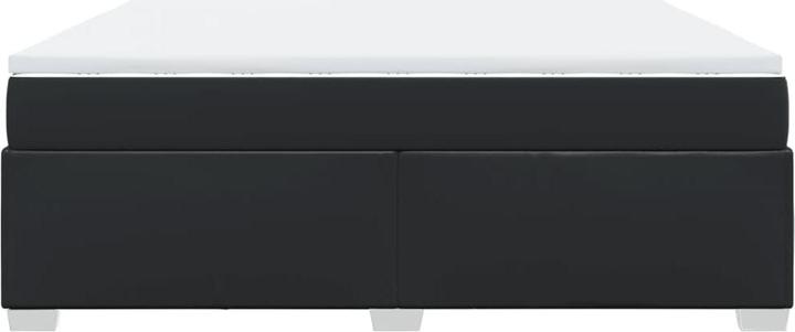 Produktbild vidaXL Bo x springbett mit Matratze 180 x 200 cm Kunstleder (180 x 200 cm)