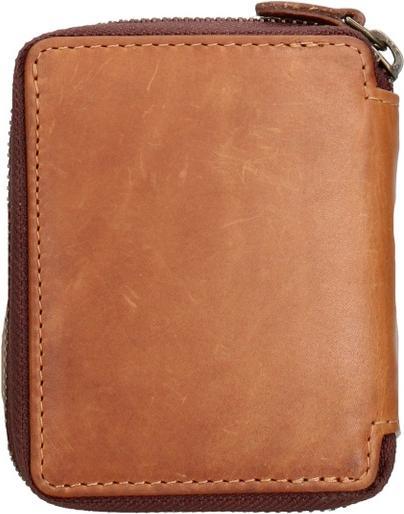 Actual product image Hill Burry Herren Geldbörse Aus Echtleder - Modell Bastian Nova - Mit Reissverschluss - 11.0 X 7.5 X 3.0 Cm