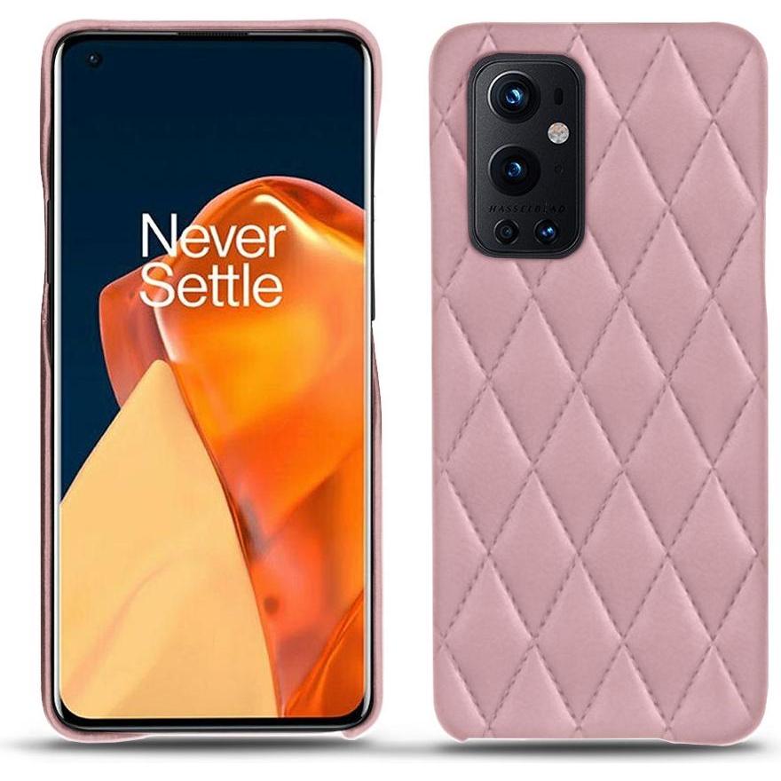 Noreve Lederschutzhülle (OnePlus 9 Pro), Smartphone Hülle, Rosa
