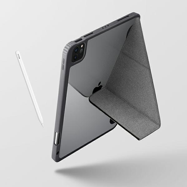 Produktbild Uniq etui Moven iPad 10.2" (2021/2020/2019) szary/charcoal grey (iPad 10.2 (2020))