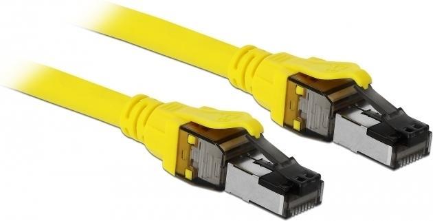 Actual product image Delock Patch cable: S/FTP, 1m, yellow (S/FTP, CAT8.1, 1 m)