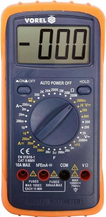 Vorel Universal Multimeter bis 600V / 10A