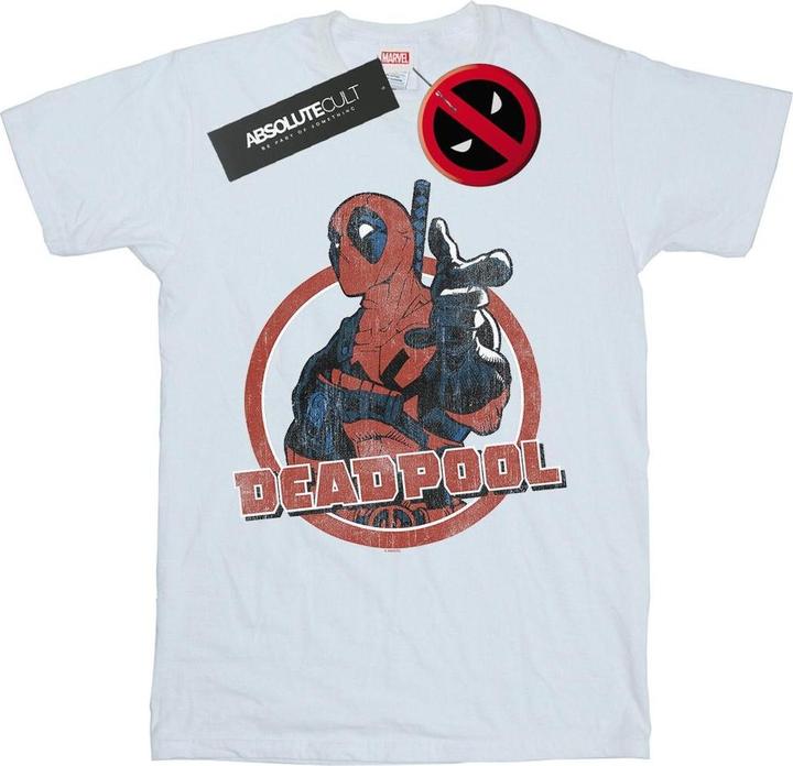 Immagine prodotto Deadpool Gun Finger Maglietta Ampia Donna (L)