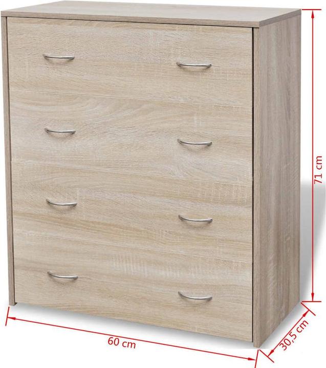 Image du produit vidaXL Sideboard (30.50 x 60 x 71 cm)