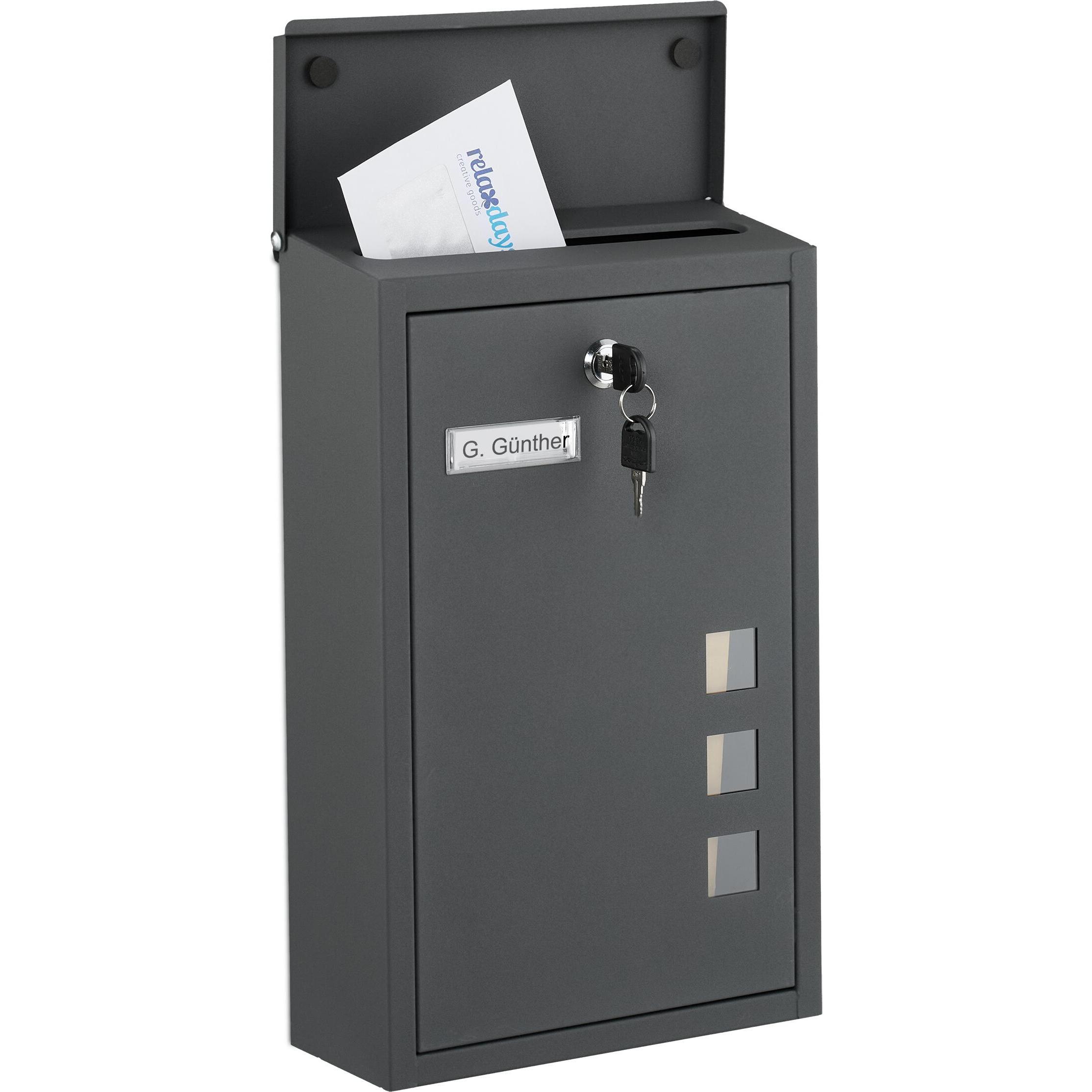 Relaxdays, Bucalettere, Briefkasten Hochformat