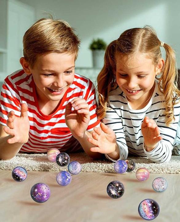 Immagine prodotto I Am Creative (20er Set) Ø32mm Gummi Ball Bouncing Hüpfball Spielzeug Mitgebsel Flummi - Weltraum