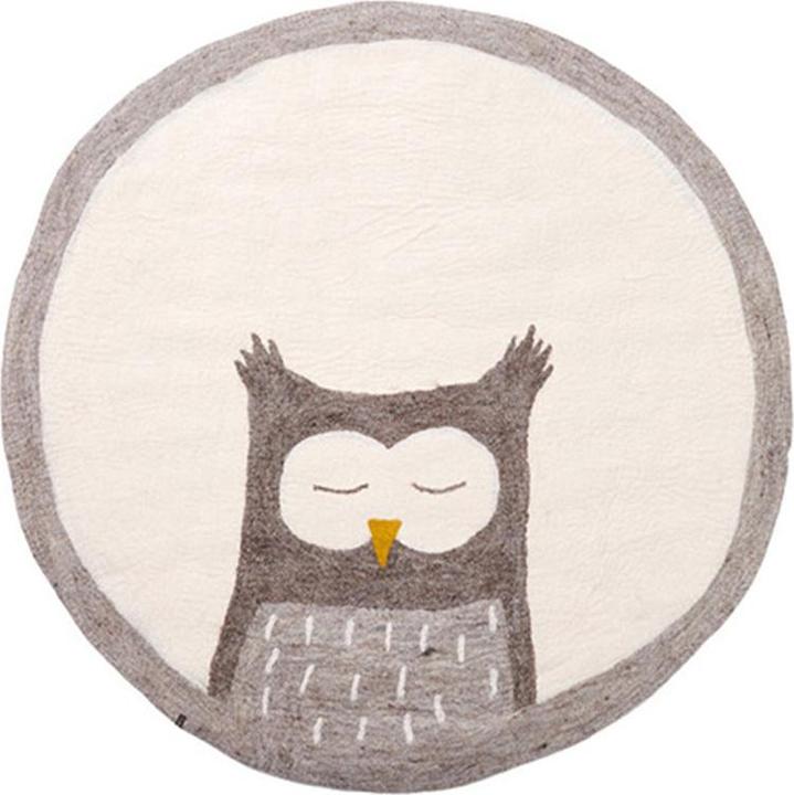 Produktbild Nelaroom Teppich Eule (100 x 100 cm)