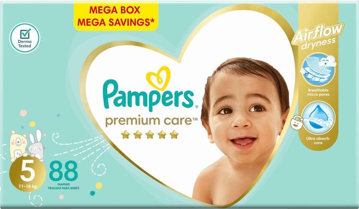 Actual product image Pampers Premium Care (Size 5, Half month box, 88 pcs.)