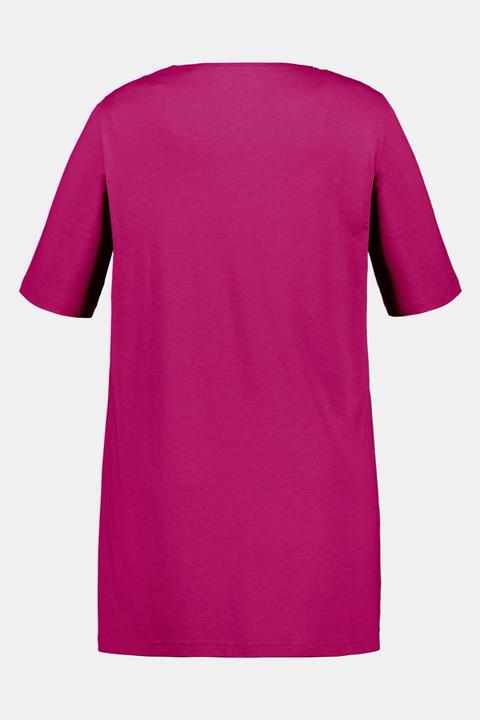 Actual product image Ulla Popken Essential Front Pleat Tee