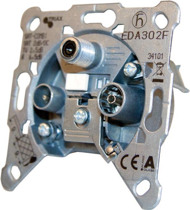 Actual product image Triax EDA 302 F Output (Plug socket)